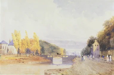 Brussels from the Paris Road, 1831